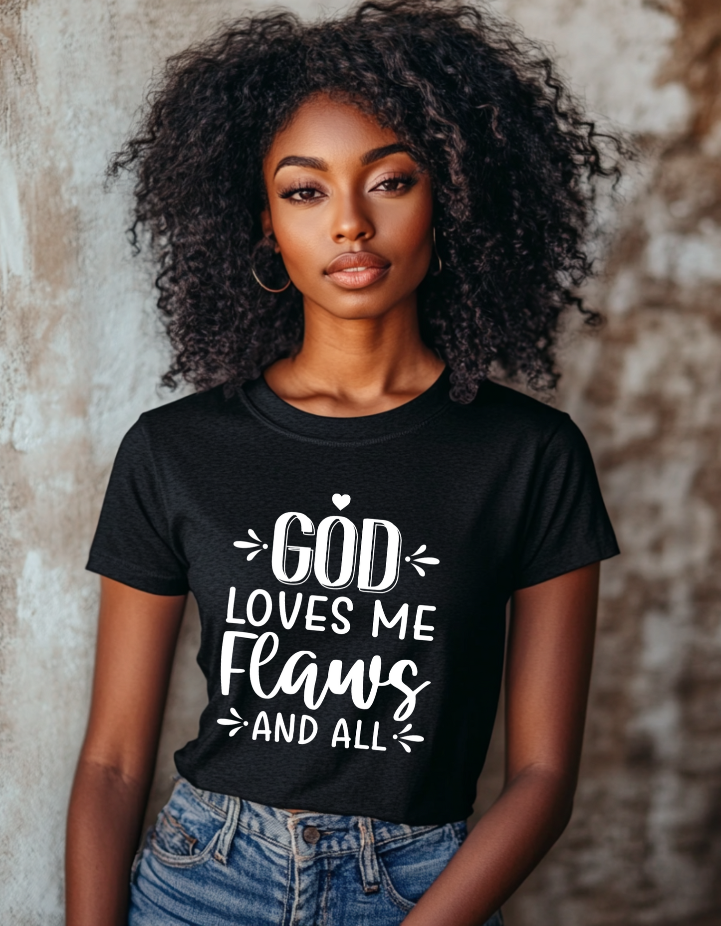 God loves me flaws and all