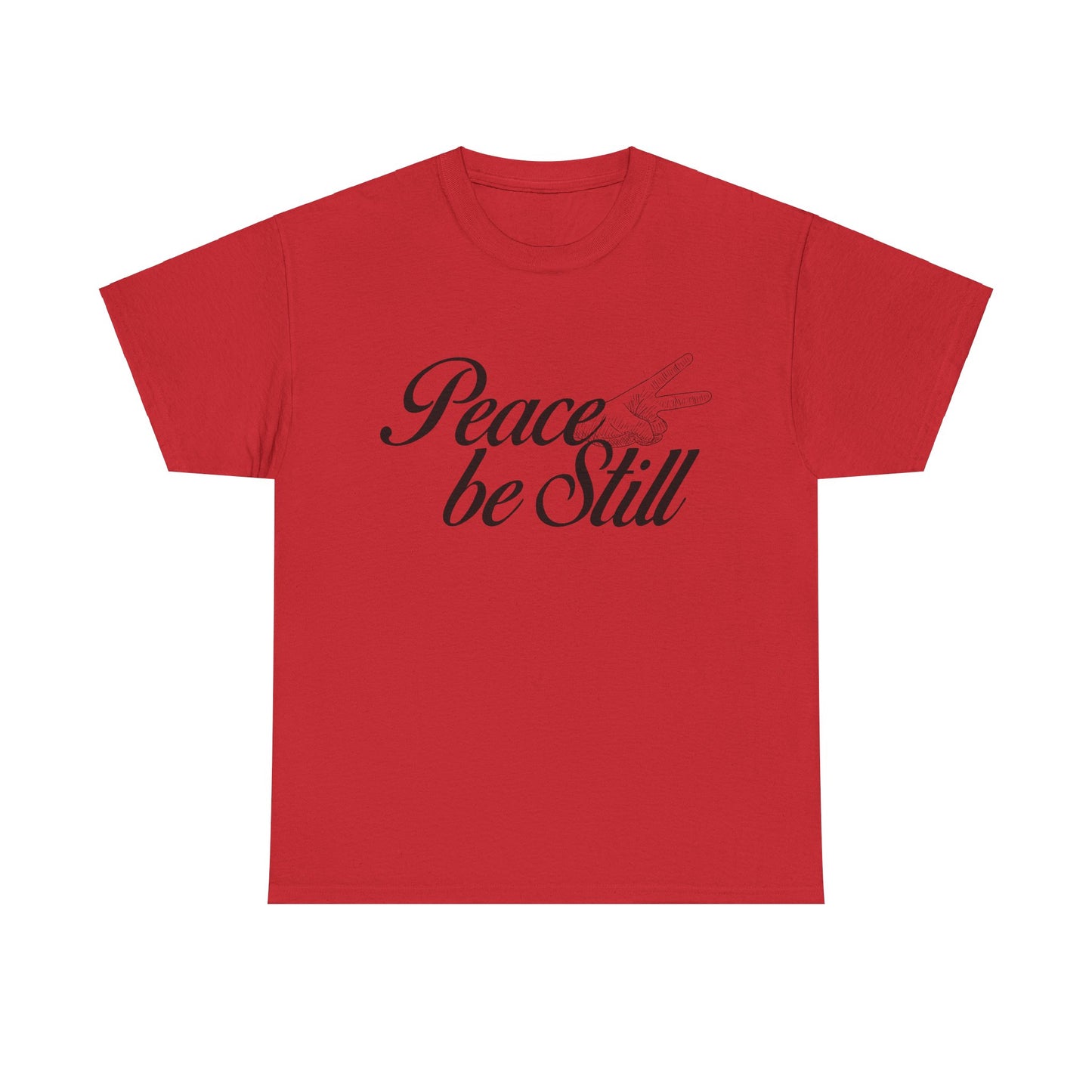 Peace Be Still – Christian Unisex Heavy Cotton T-Shirt
