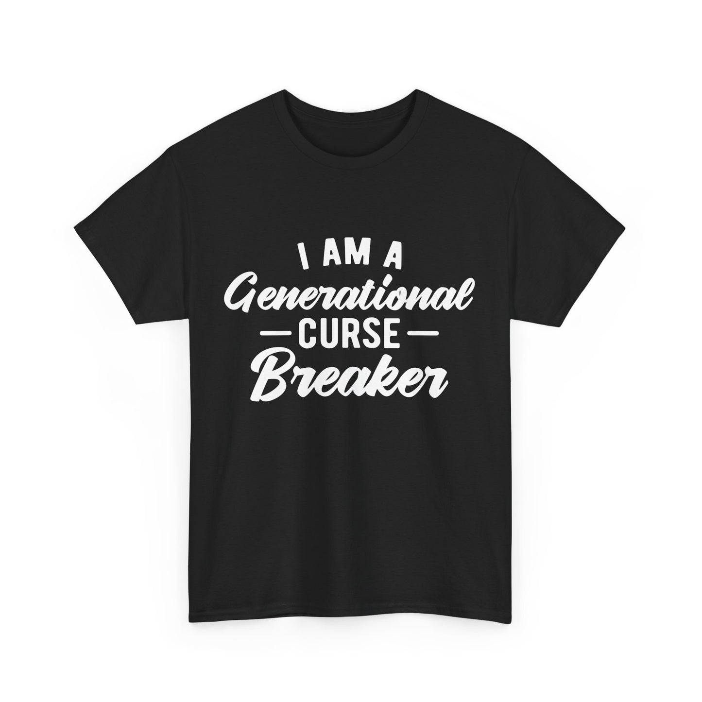 Faith Based T Shirts, I am a generational curse breaker Unisex Heavy Cotton Tee