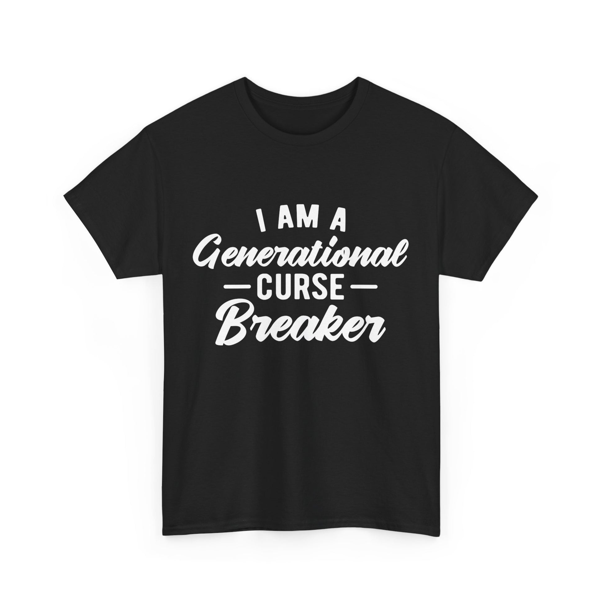 Faith Based T Shirts, I am a generational curse breaker Unisex Heavy Cotton Tee