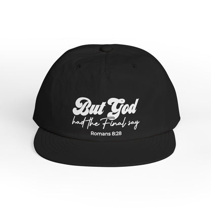 “But God Had the Final Say. Faith-Inspired Surf Cap | Bold Statement Christian Hat”
