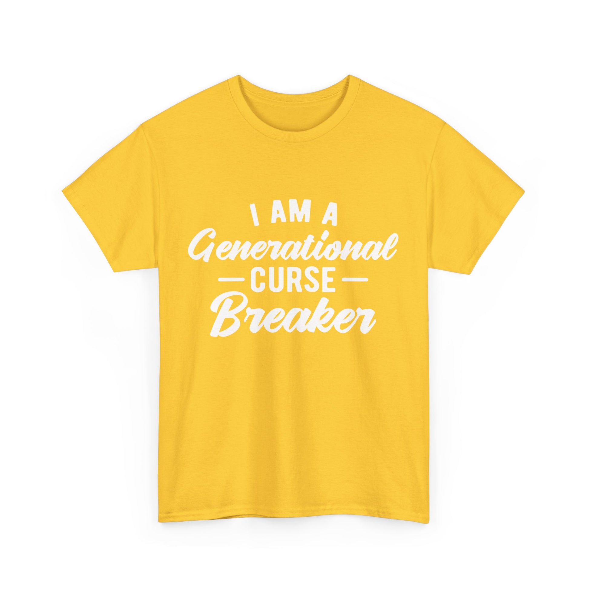 Faith Based T Shirts, I am a generational curse breaker Unisex Heavy Cotton Tee