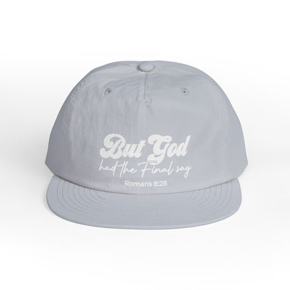 “But God Had the Final Say. Faith-Inspired Surf Cap | Bold Statement Christian Hat”