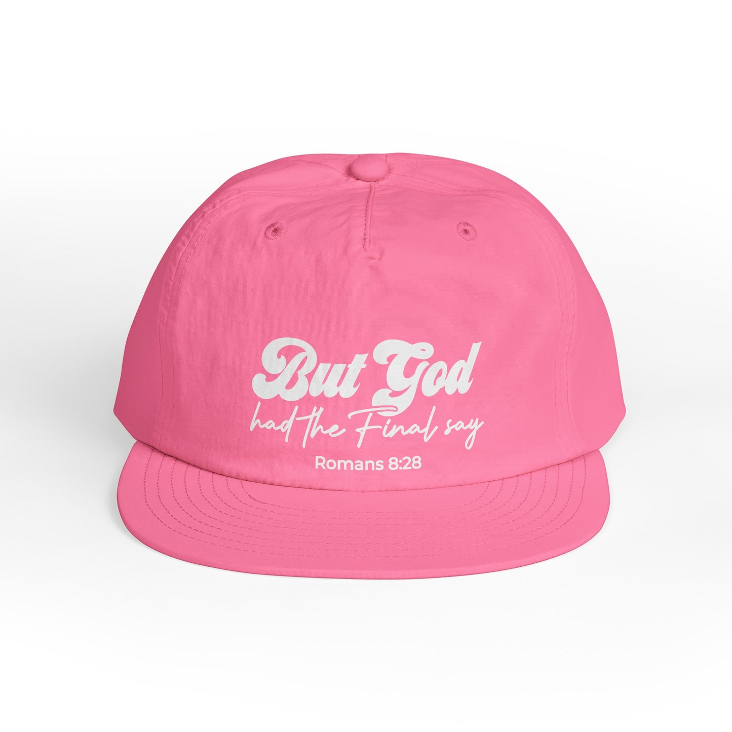 “But God Had the Final Say. Faith-Inspired Surf Cap | Bold Statement Christian Hat”