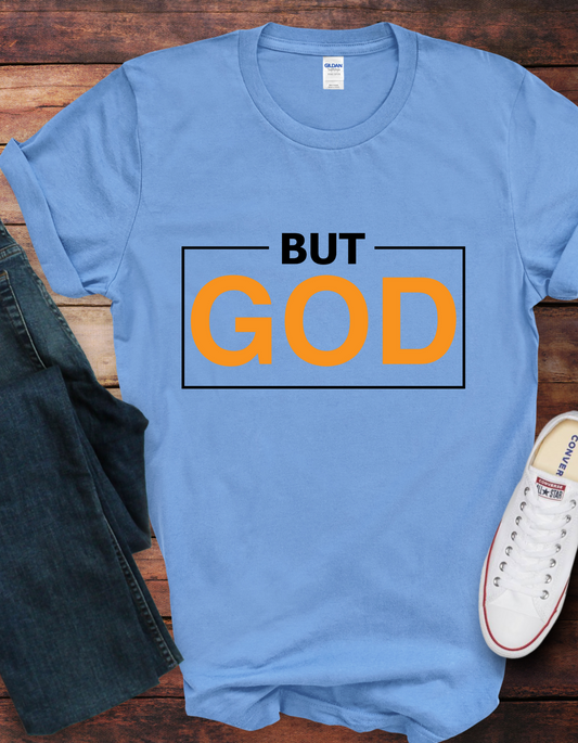 But God Unisex Heavy Cotton T-shirt Faith Tees
