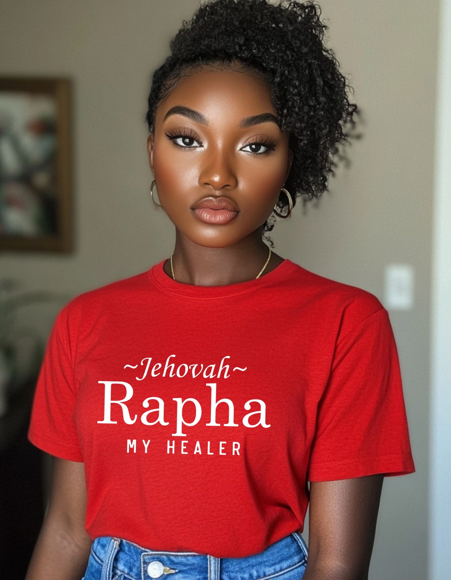 Jehovah Rapha Unisex Heavy Cotton Tee