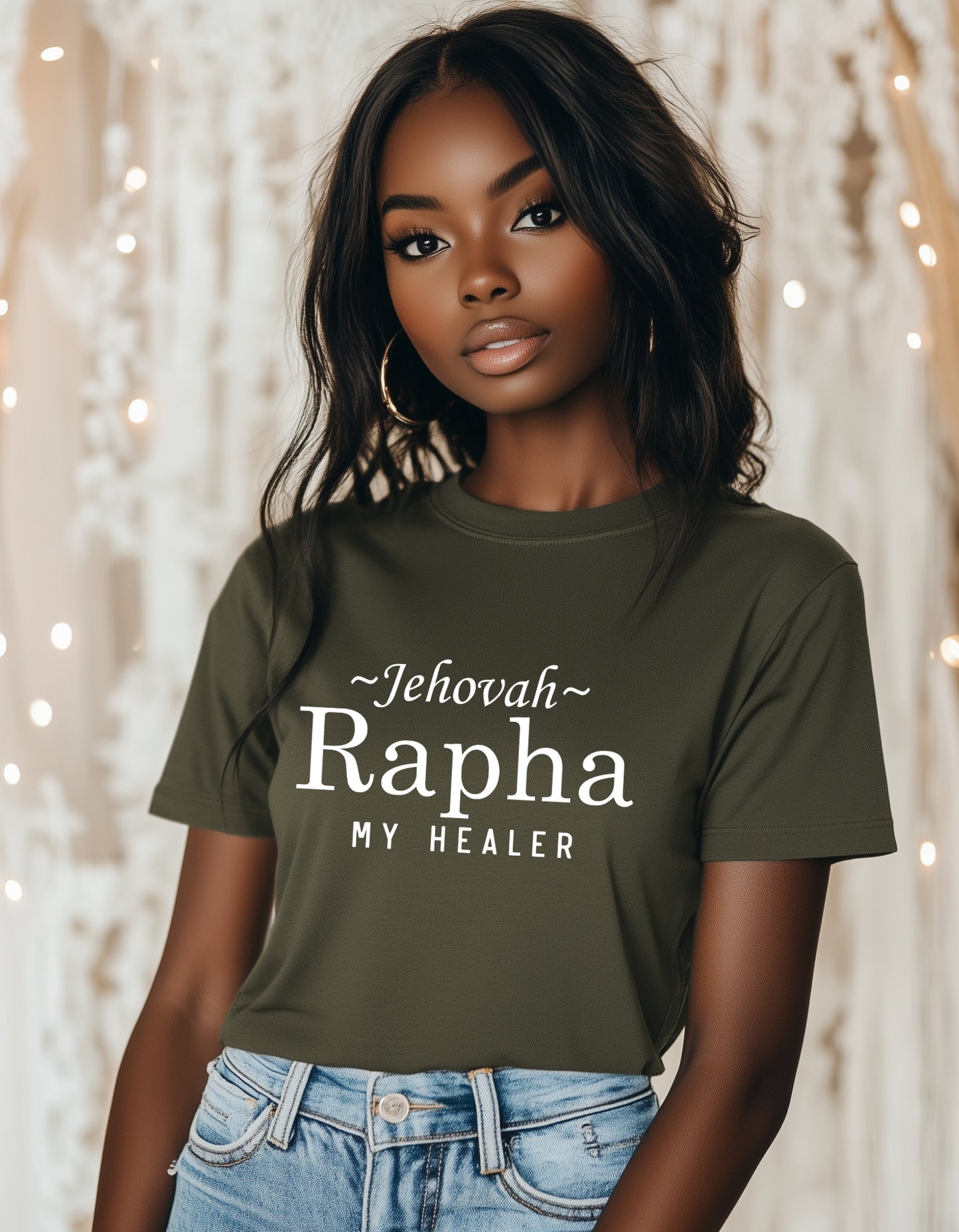 Jehovah Rapha Unisex Heavy Cotton Tee