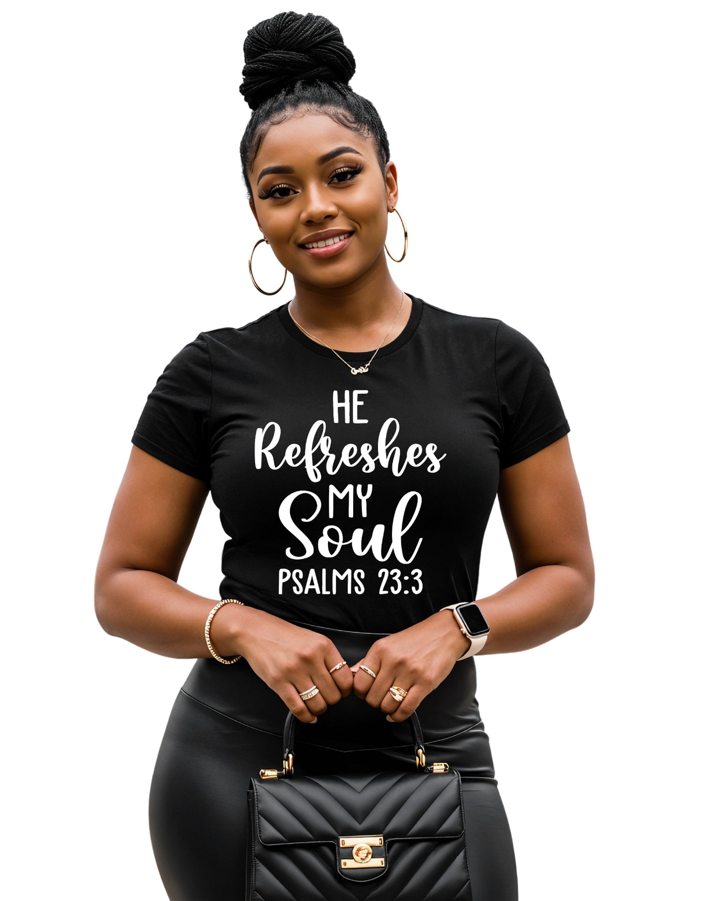 He refreshes my soul Unisex Heavy Cotton Tee