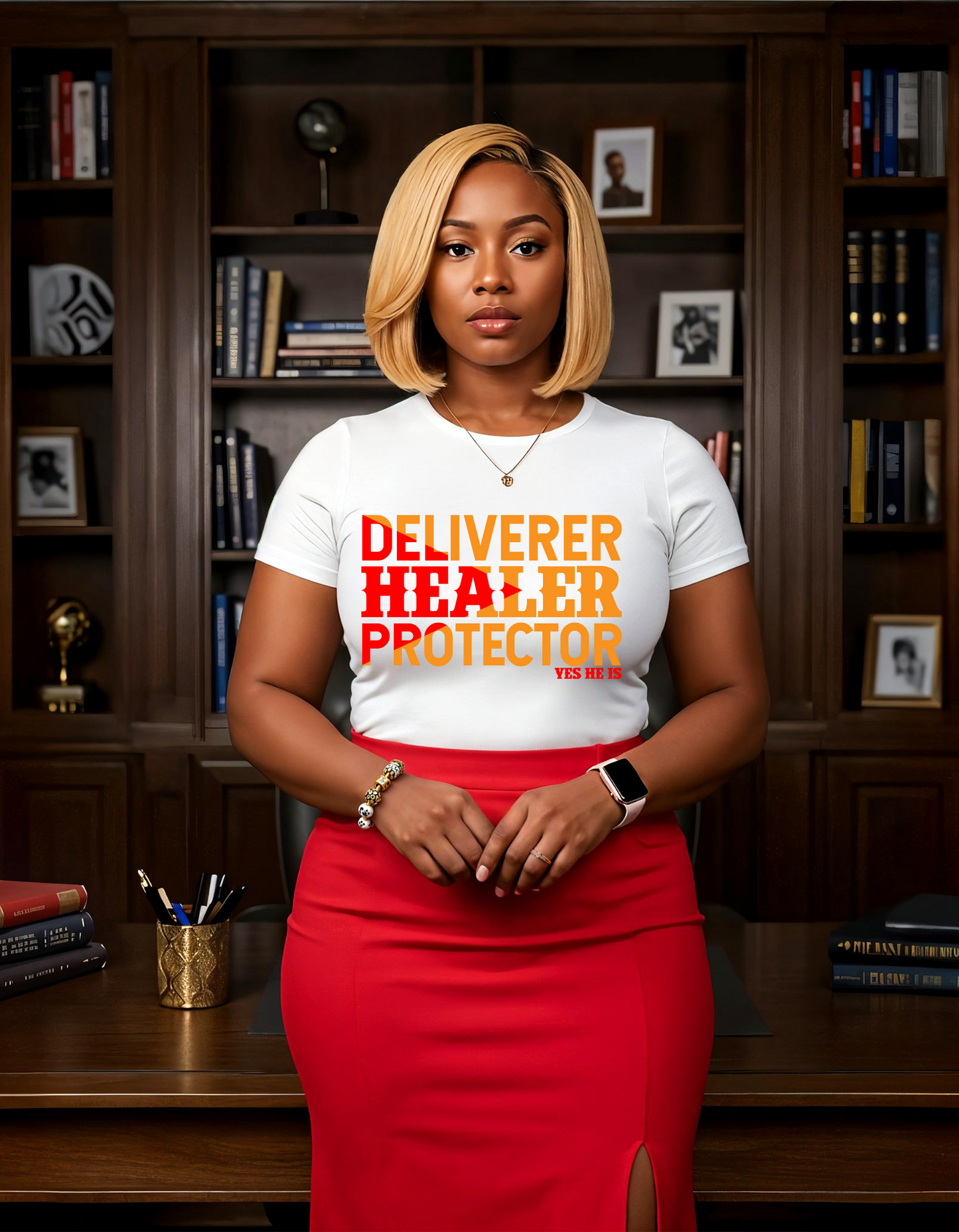 Deliverer Healer Protector Unisex Heavy Cotton Tee