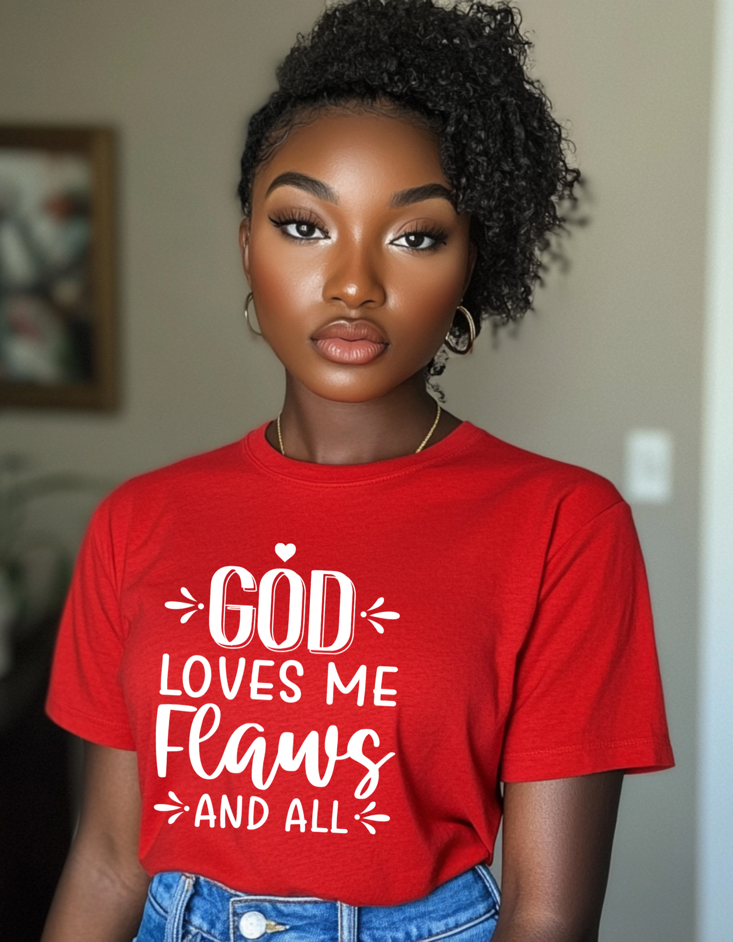 God loves me flaws and all
