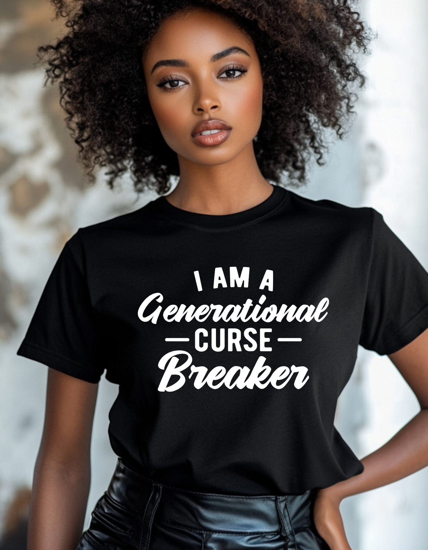 I am a generational curse breaker Unisex Heavy Cotton Tee