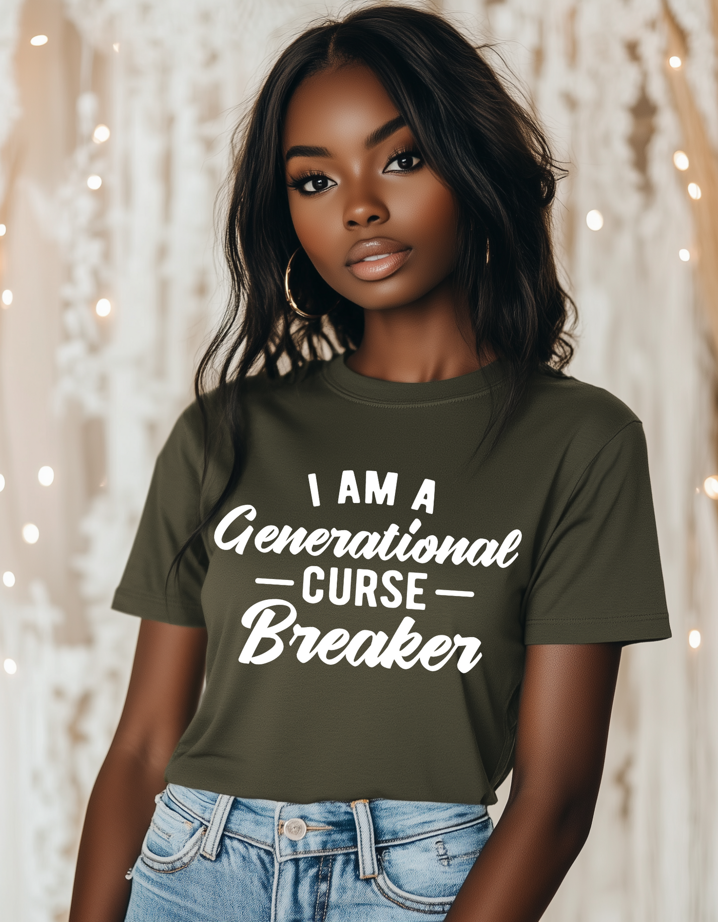 I am a generational curse breaker Unisex Heavy Cotton Tee