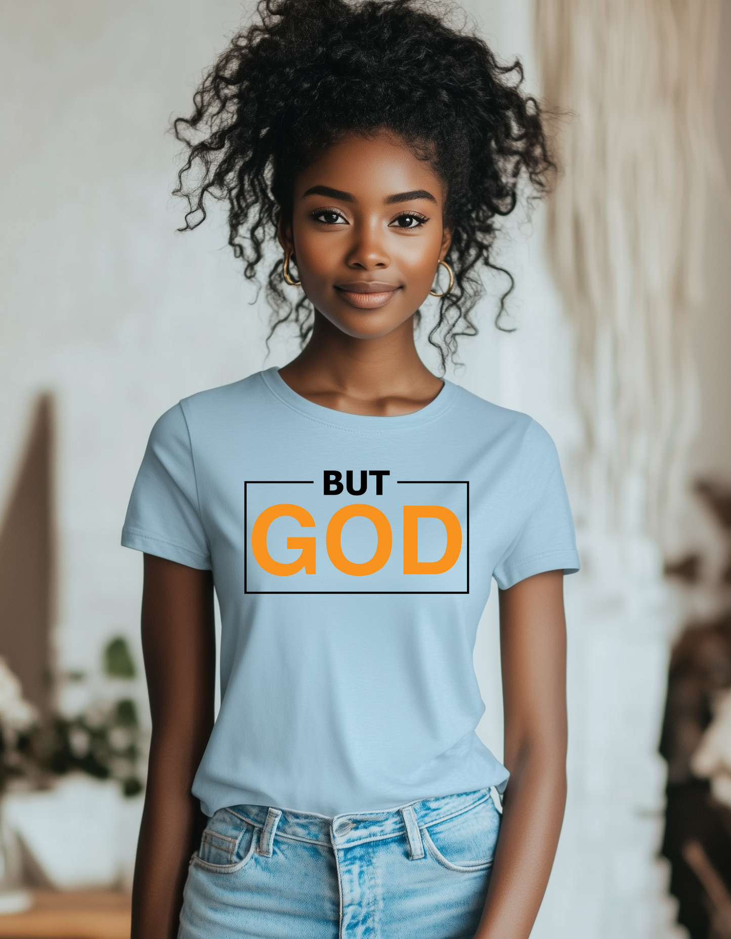 But God Unisex Heavy Cotton T-shirt Faith Tees