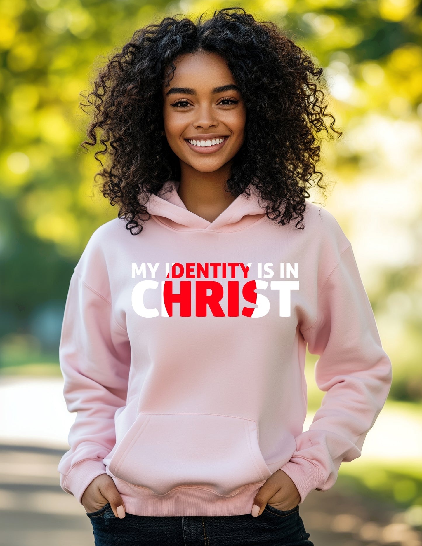 My identity is in Christ Unisex Heavy Blend™ Hooded Sweatshirt
