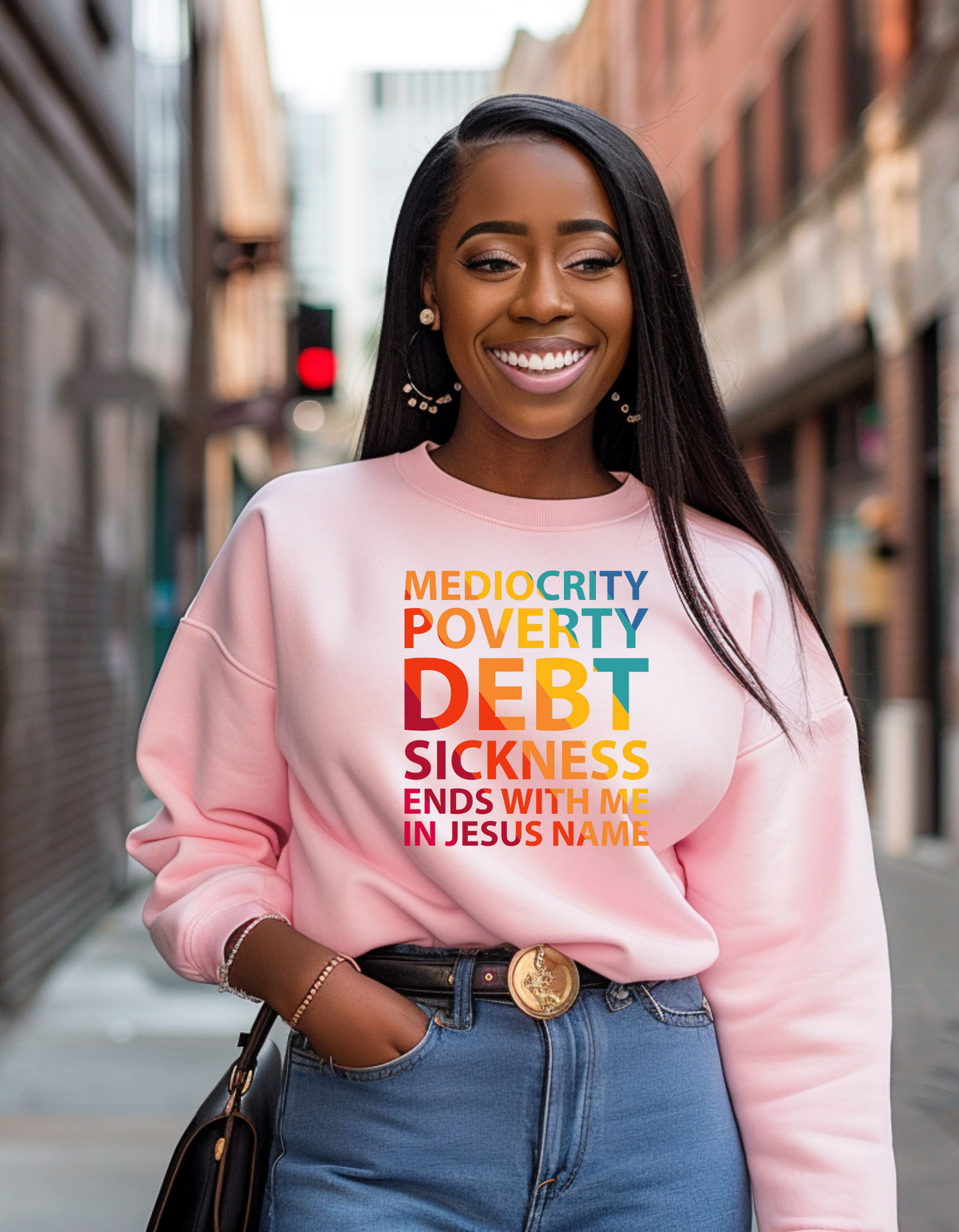 Mediocrity ends with me Unisex Sweatshirt