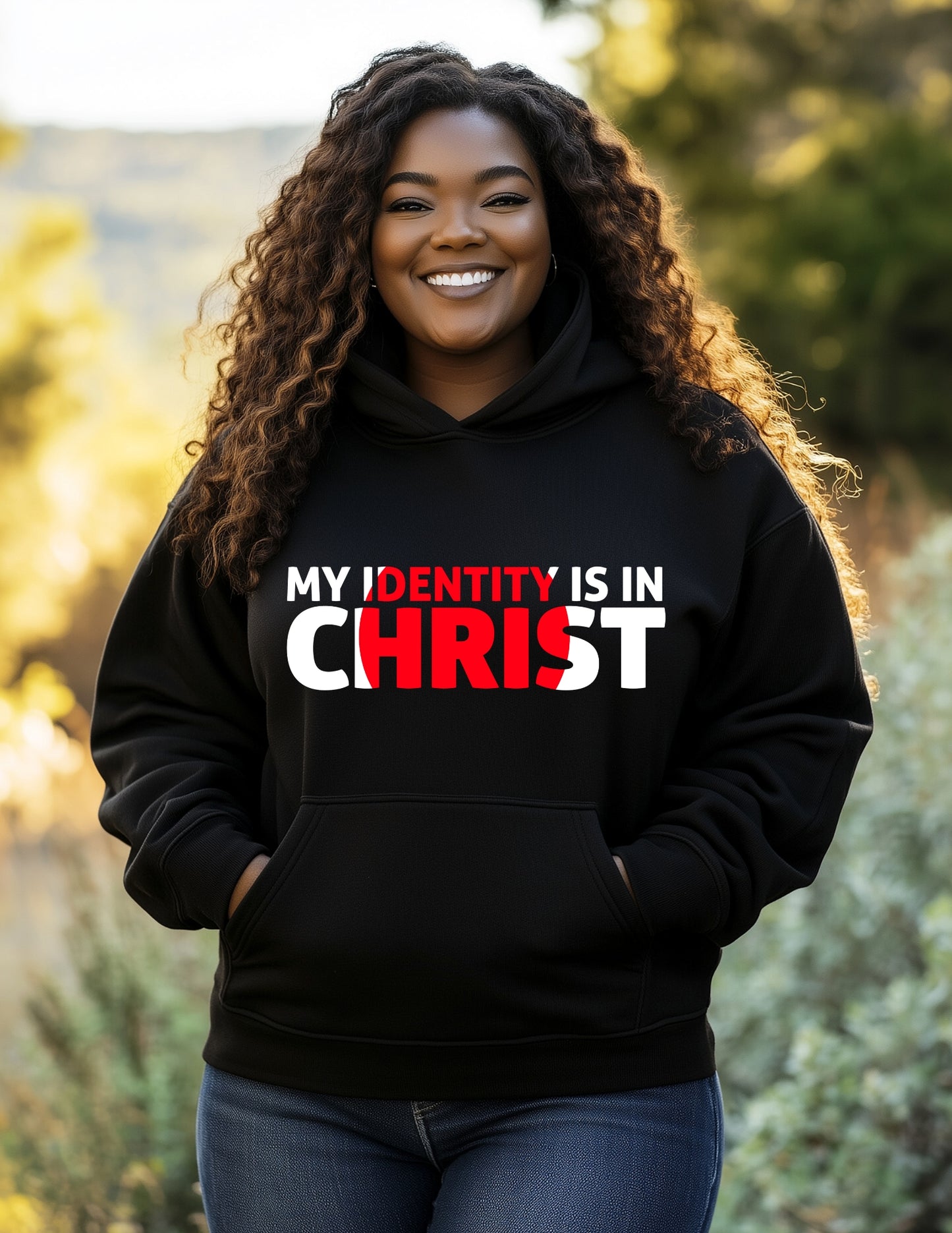 My identity is in Christ Unisex Heavy Blend™ Hooded Sweatshirt