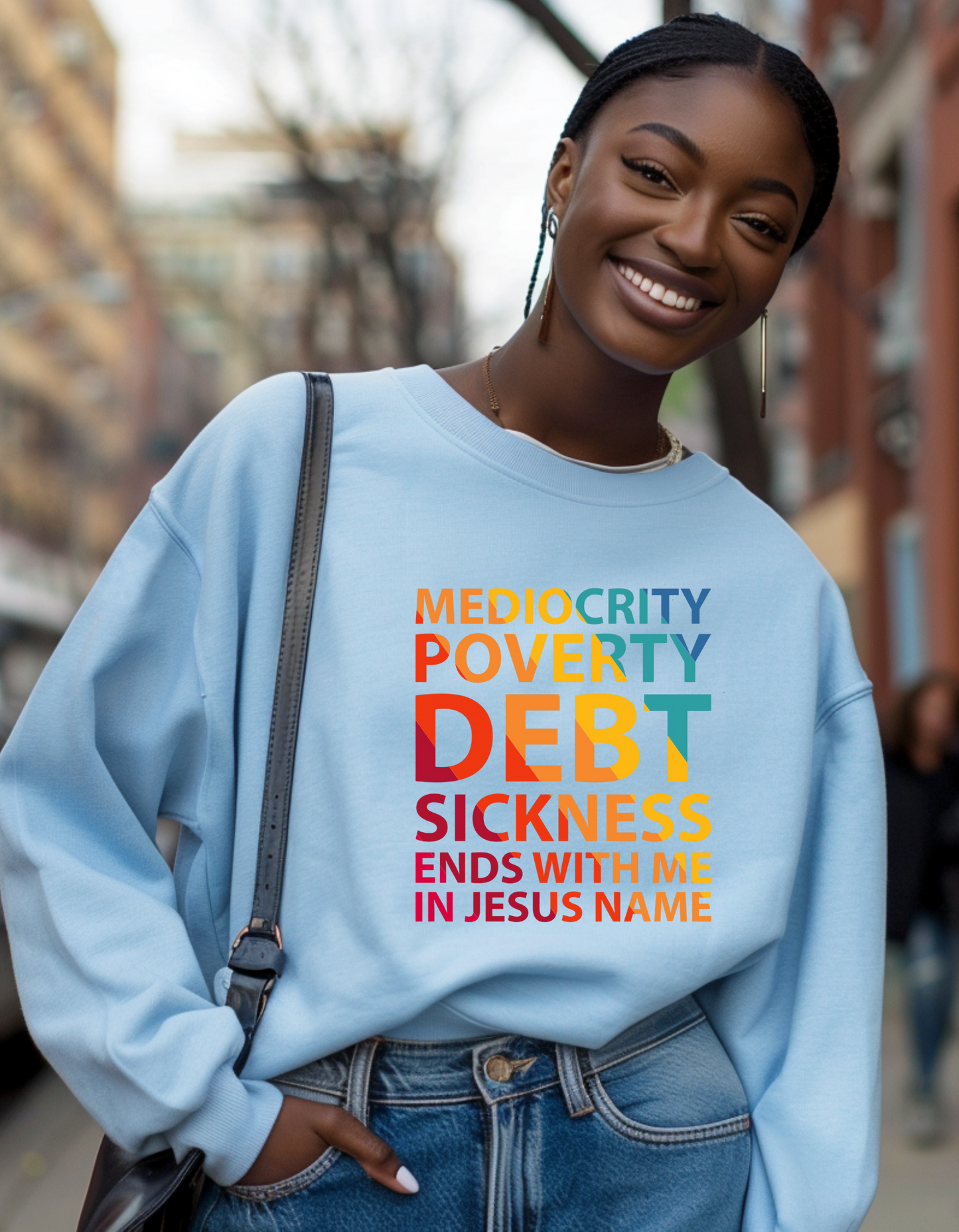 Mediocrity ends with me Unisex Sweatshirt