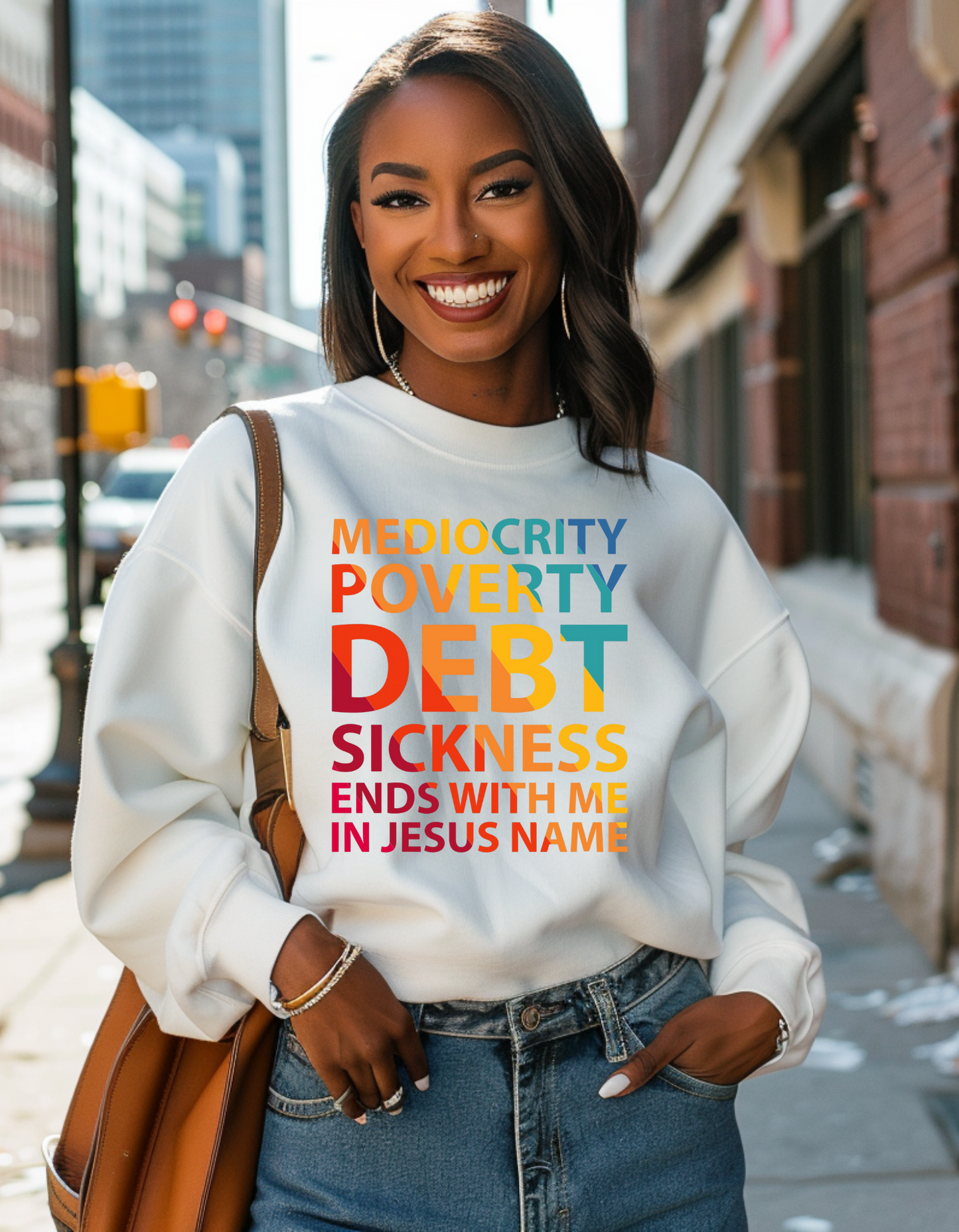 Mediocrity ends with me Unisex Sweatshirt