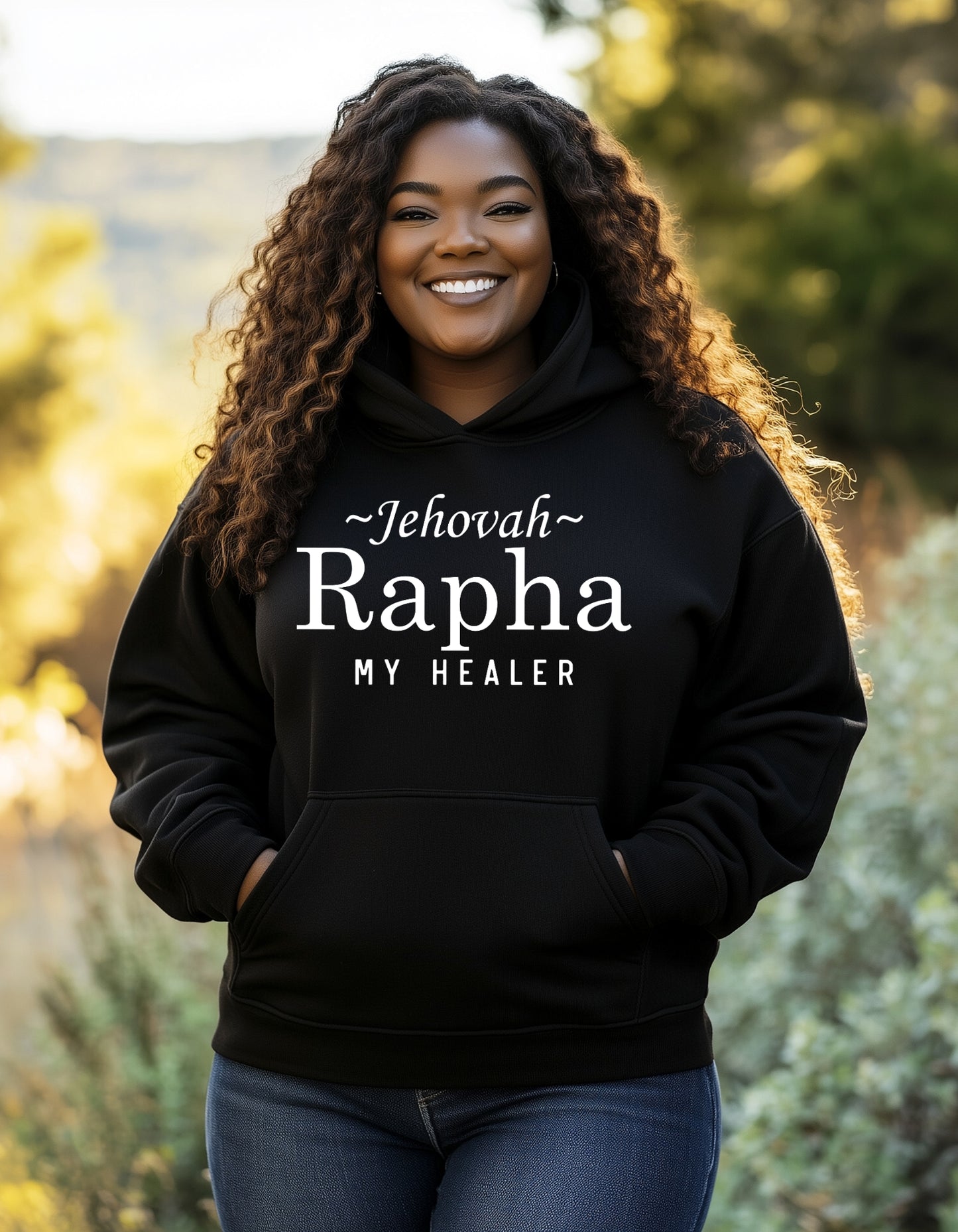 Jehovah Rapha hoodie Sweatshirt Embrace your Faith by wearing