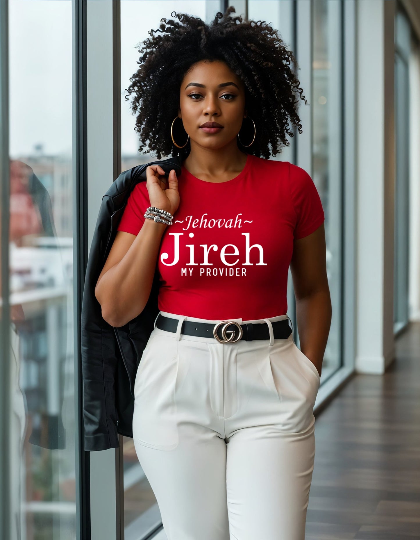 Jehovah Jireh cotton T-shirt