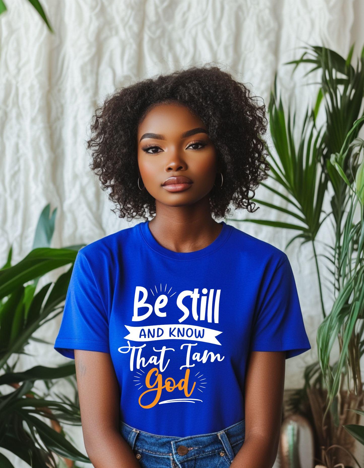 Be Still and Know: God Unisex Heavy Cotton T-shirt