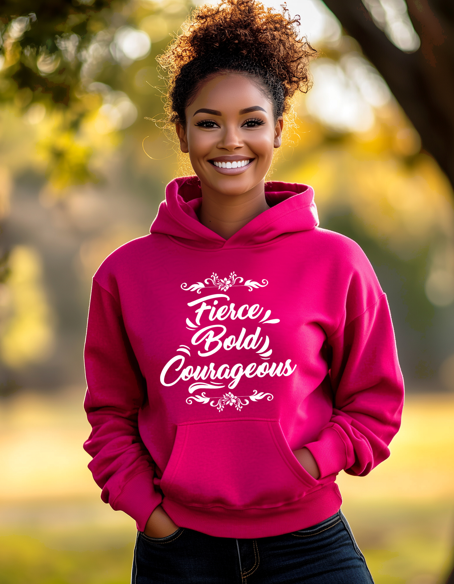 Fierce bold Unisex Heavy Blend™ Hooded Sweatshirt