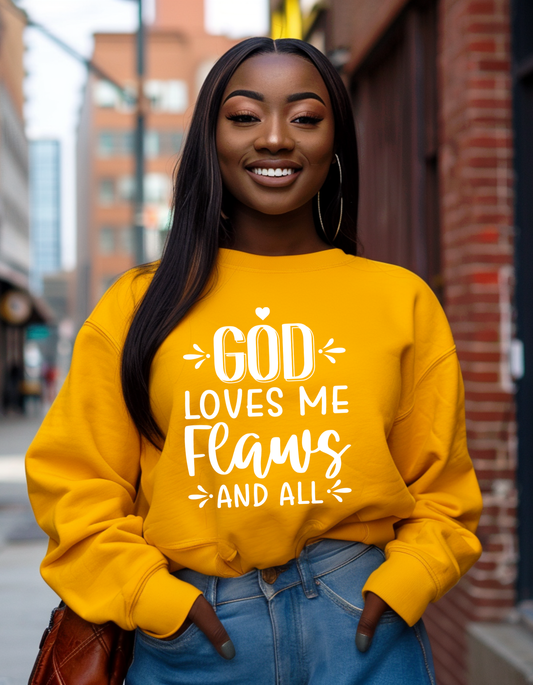 God Loves Me – Christian Crewneck Sweatshirt