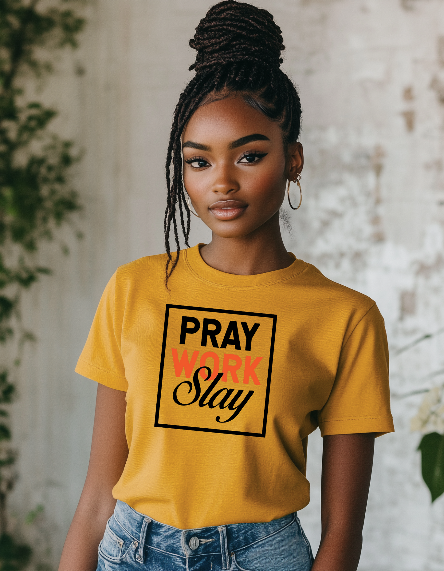 Pray work slay Unisex Heavy Cotton Tee