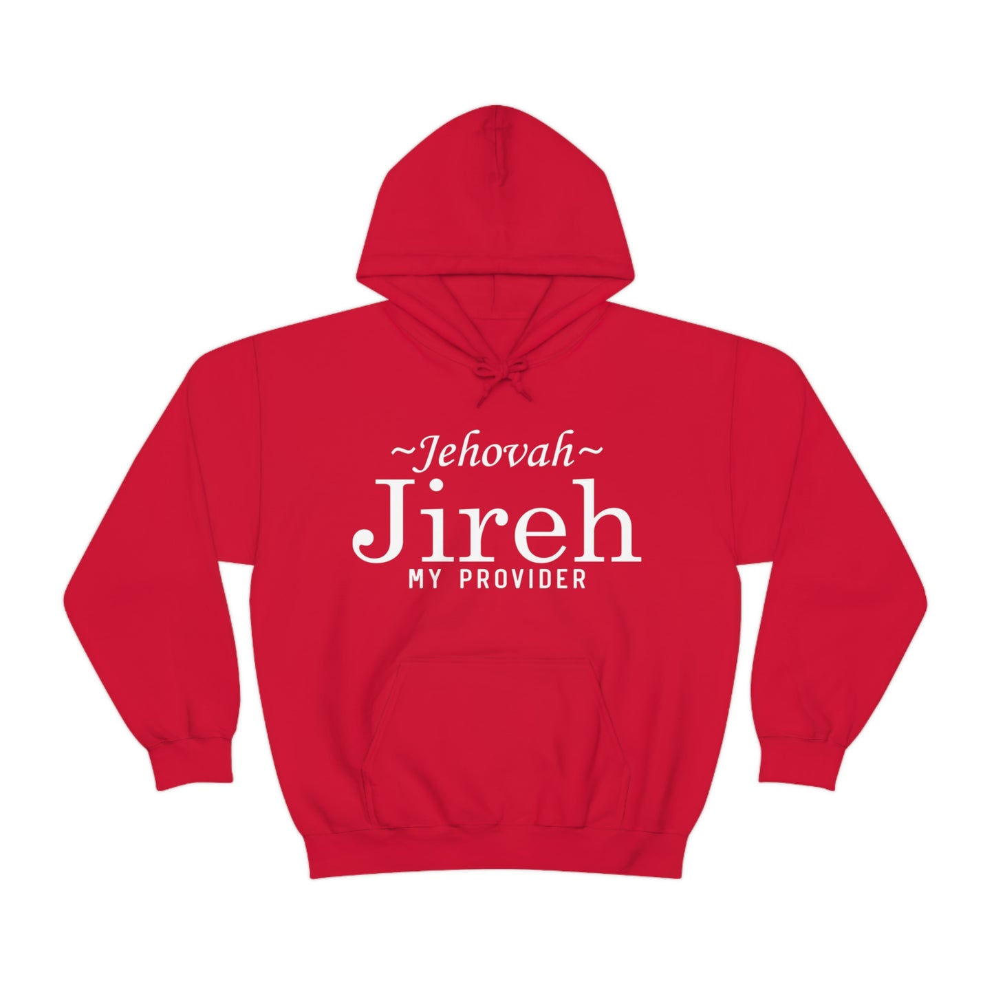 Heavy Blend Hooded Sweatshirt, Jehovah Jireh Unisex Heavy Blend™ Hooded Sweatshirt
